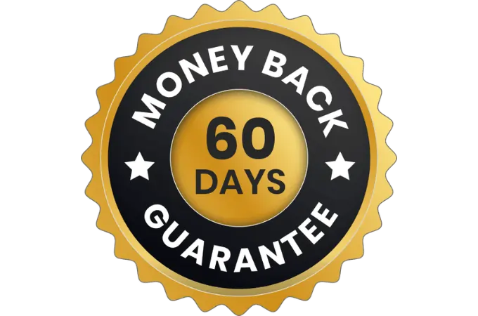 LipoBliss-60-day risk-free money-back guarantee badge