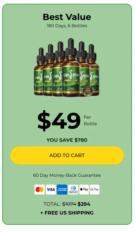 LipoBliss-180-day supply – order now order
