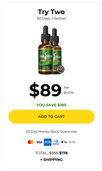 LipoBliss 60-day supply – order now