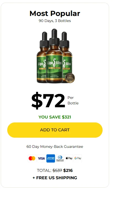 LipoBliss-90-day supply – buy now