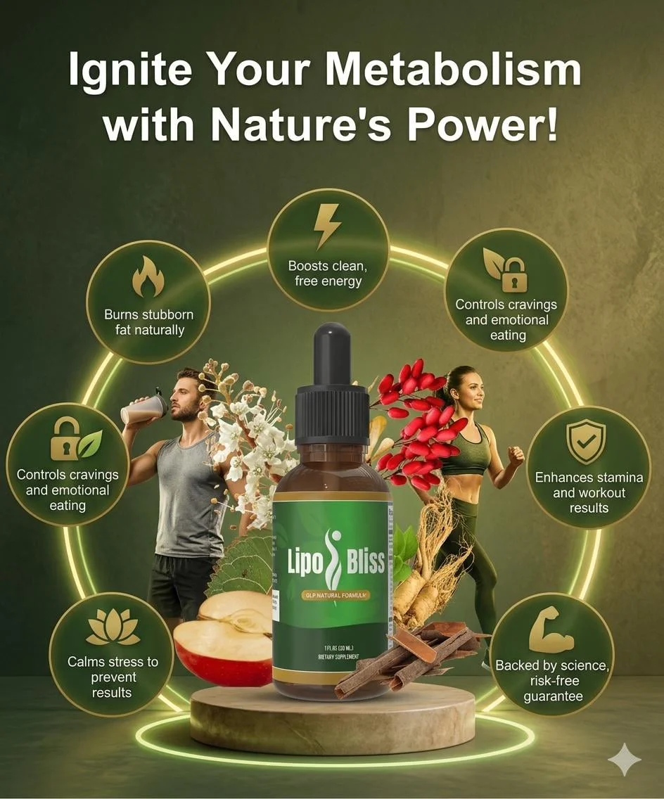 LipoBliss - GLP-1 Appetite Control Drops Bottle